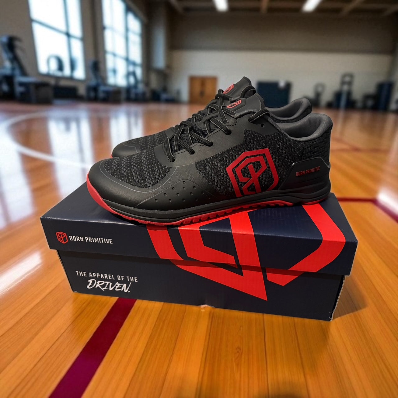 Born Primitive Savage 1 training shoe red/black Mens UK 11 new boxed