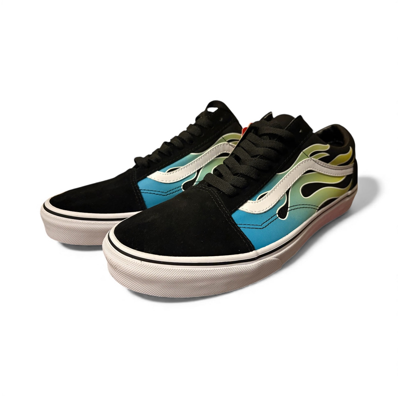 Vans Authentic resale Old skool glow flame sneaker Mens UK 8.5 new boxed
