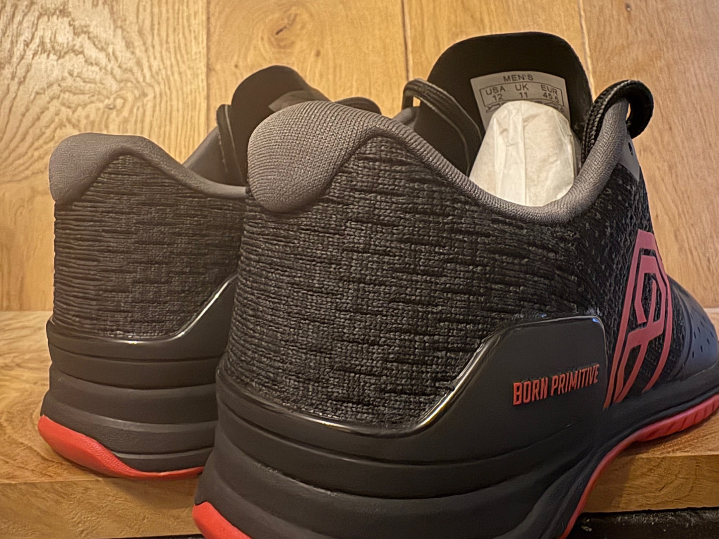 Born Primitive Savage 1 training shoe red/black Mens UK 11 new boxed