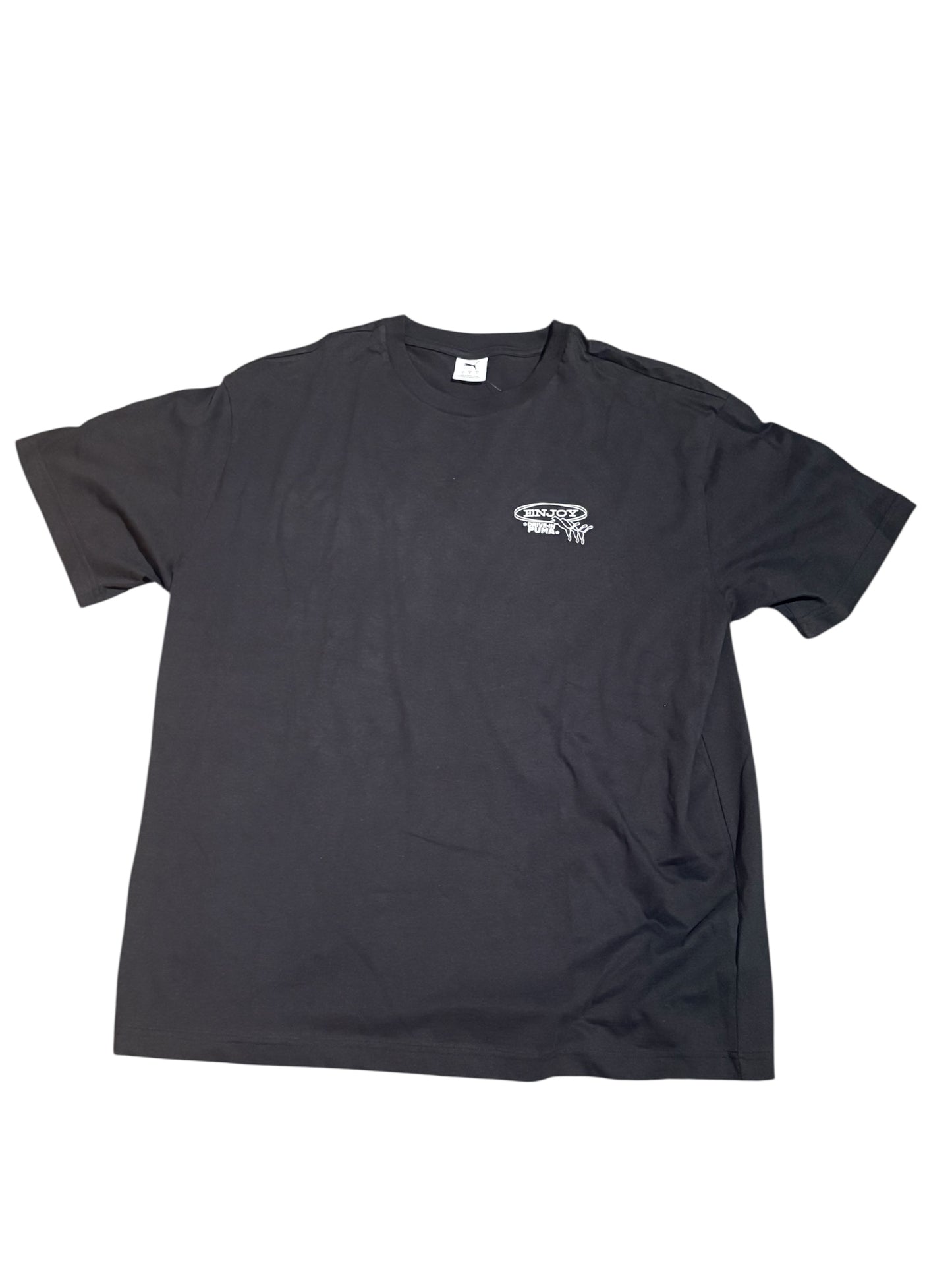 PUMA Authentic resale 629633-01 Black Puma Drive in T-shirt in Black Mens Large (E2V)