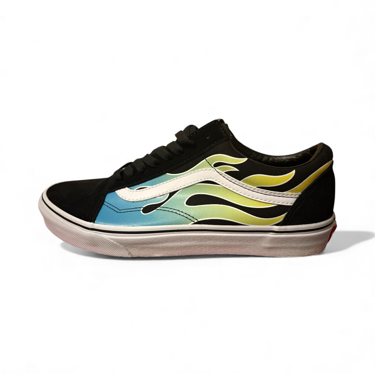 Vans Authentic resale Old skool glow flame sneaker Mens UK 8.5 new boxed