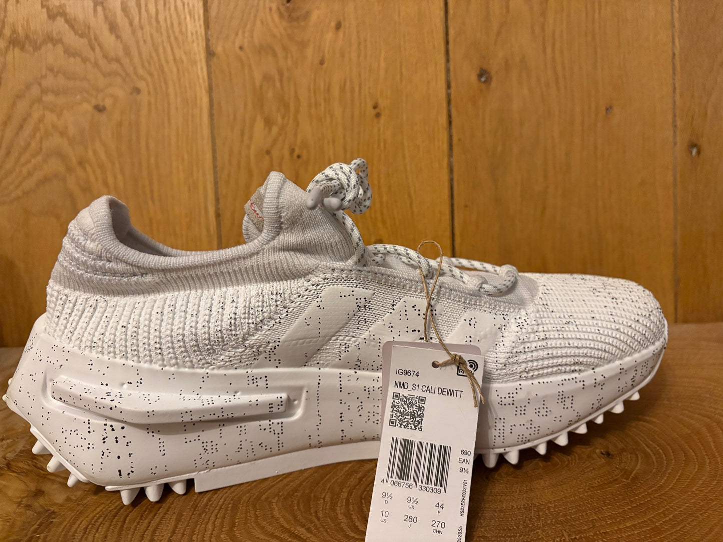 Adidas Cali Dewitt NMD _S1 Authentic resale white trainers UK 9.5 No box ex-display