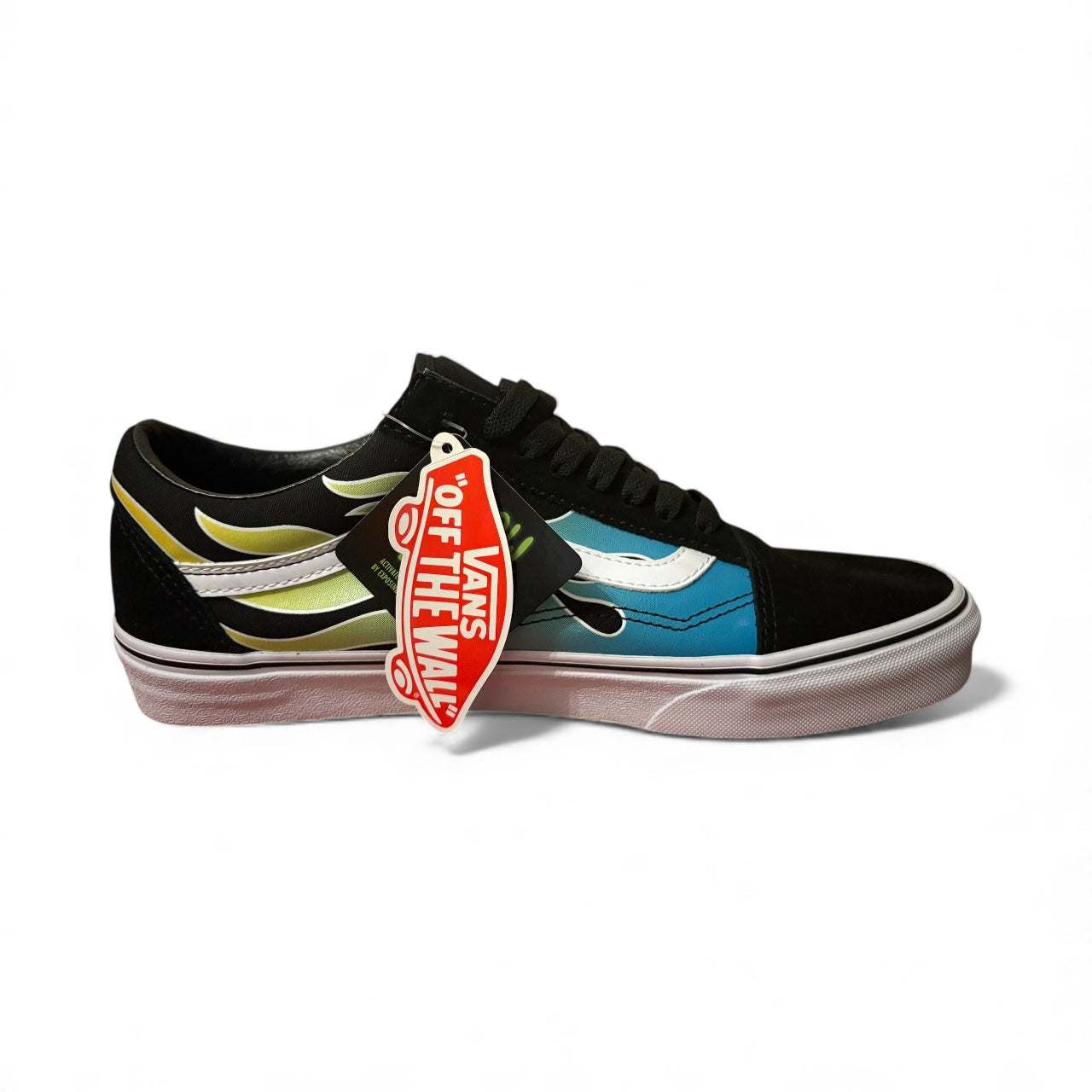 Vans Authentic resale Old skool glow flame sneaker Mens UK 8.5 new boxed
