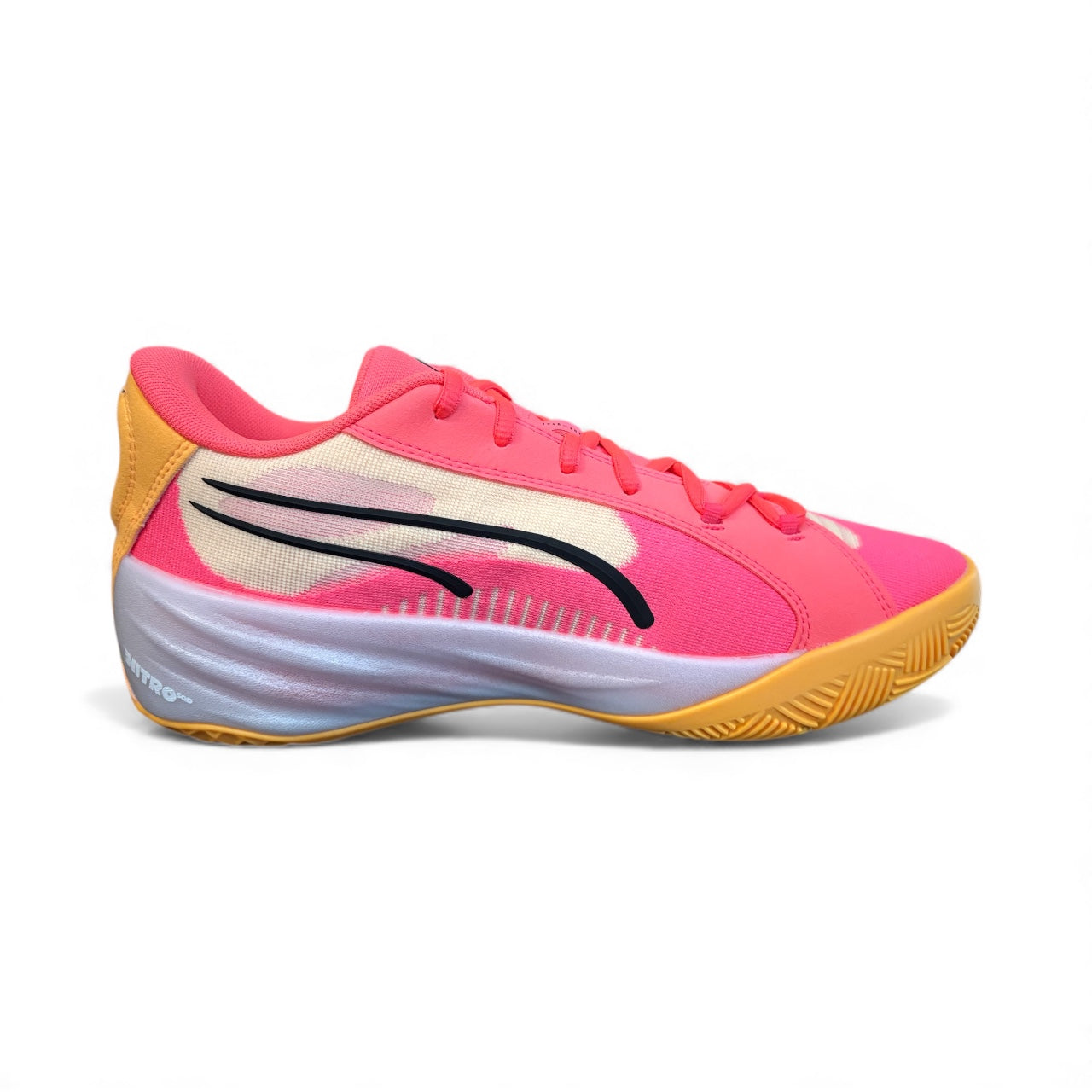 PUMA 310392 authentic resale All Pro Nitro Mens UK 8 basketball trainer in sunset glow new boxed