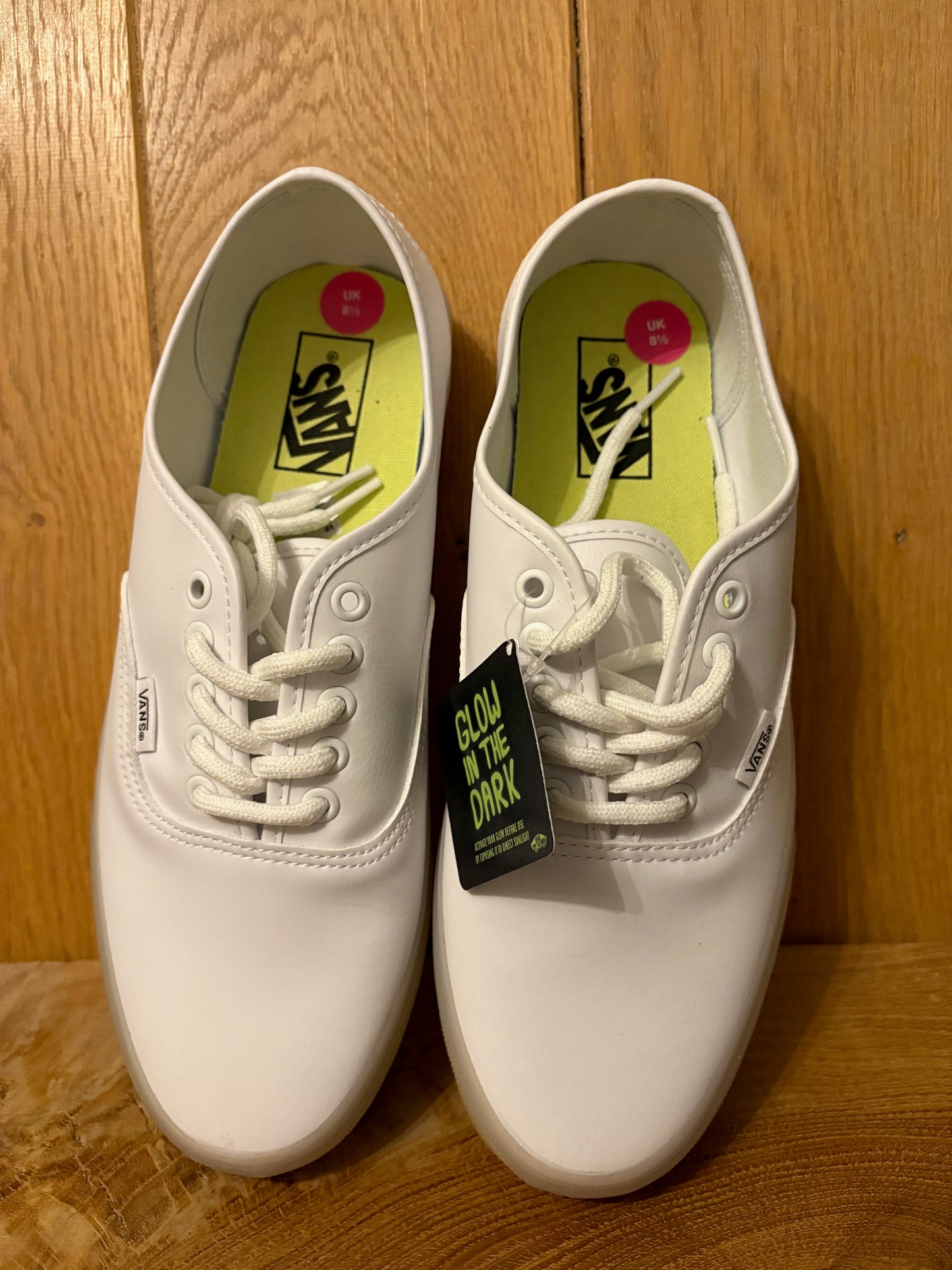 Vans authentic resale Old Skool Glow in the dark mens trainer UK 8.5 no box