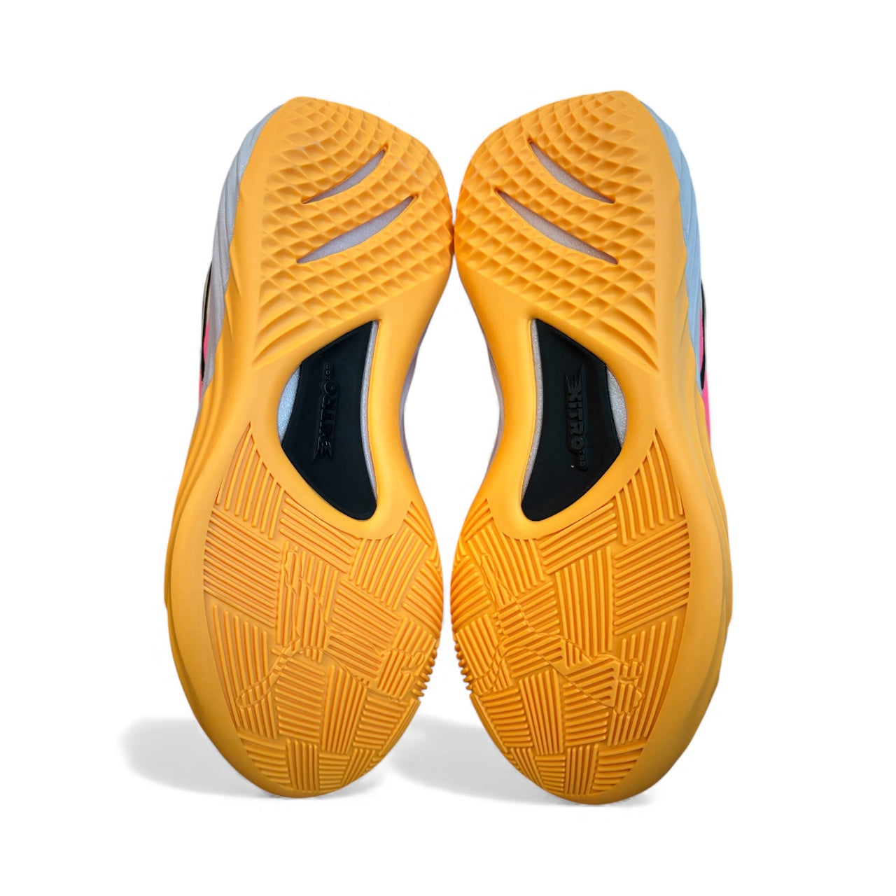 PUMA 310392 authentic resale All Pro Nitro Mens UK 8 basketball trainer in sunset glow new boxed